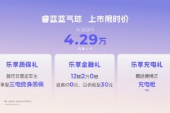 睿蓝蓝气球9月13日上市，上市限时价4.29万元