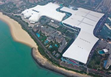 第五届消博会开始布展