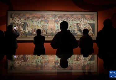 “墨韵文脉——甘肃丝路艺术珍品展”在京开幕